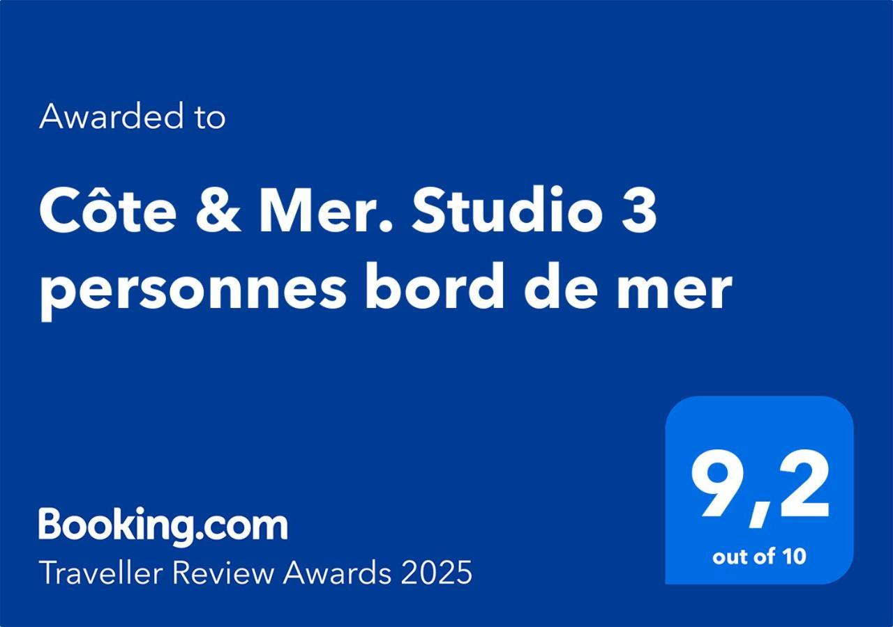 Cote & Mer. Studio 3 Personnes Bord De Mer サンガット エクステリア 写真